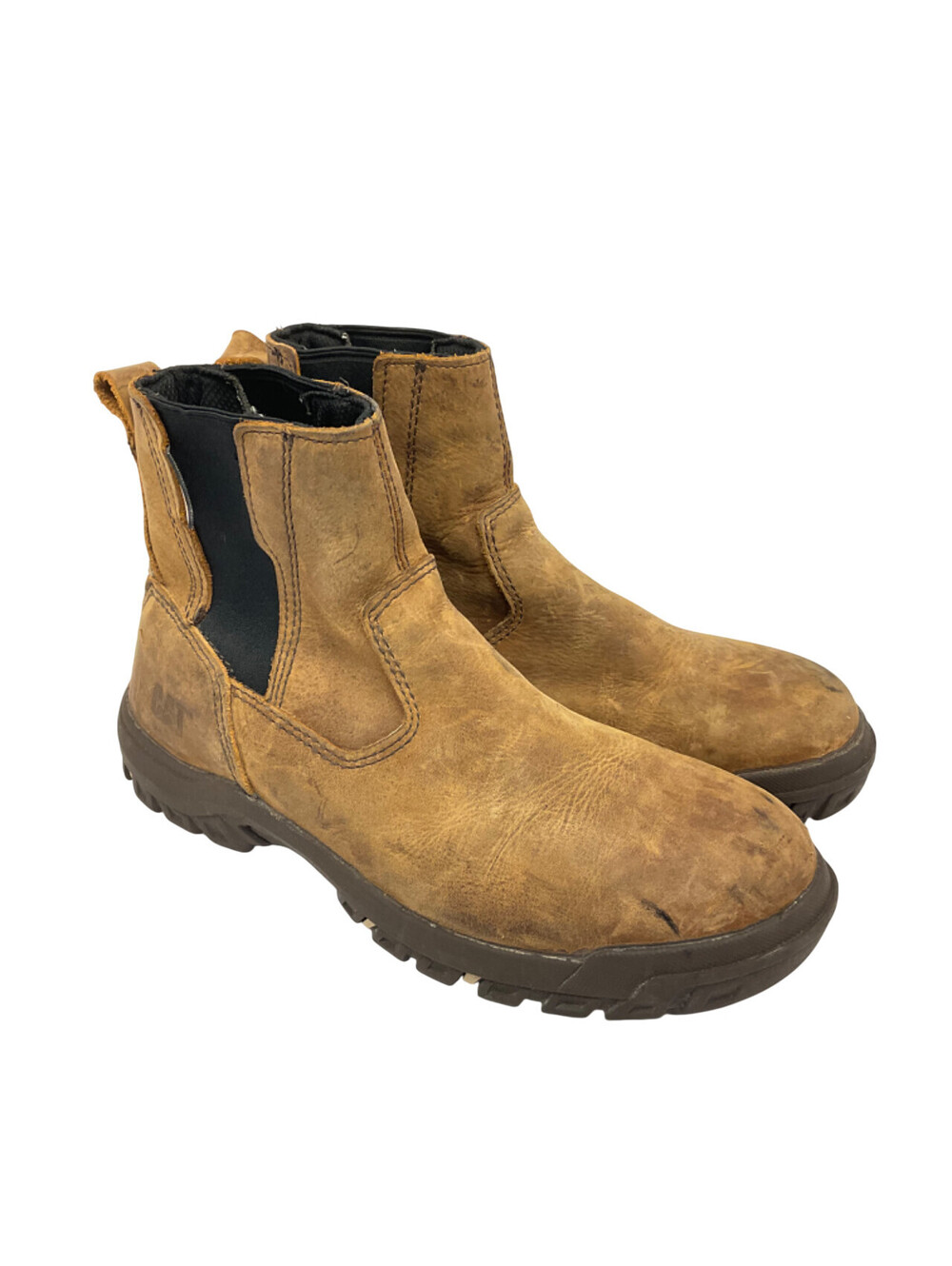 Caterpillar Women's Abbey Steel Toe Slip-On Work Boots P310912 Butterscotch 7.5M